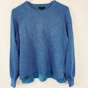 NEW J.Crew blue shimmery jumper